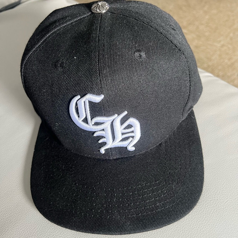 Chrome Hearts black snap back authentic
